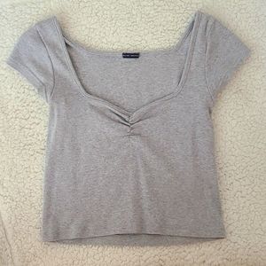 Brandy Melville Gray Top